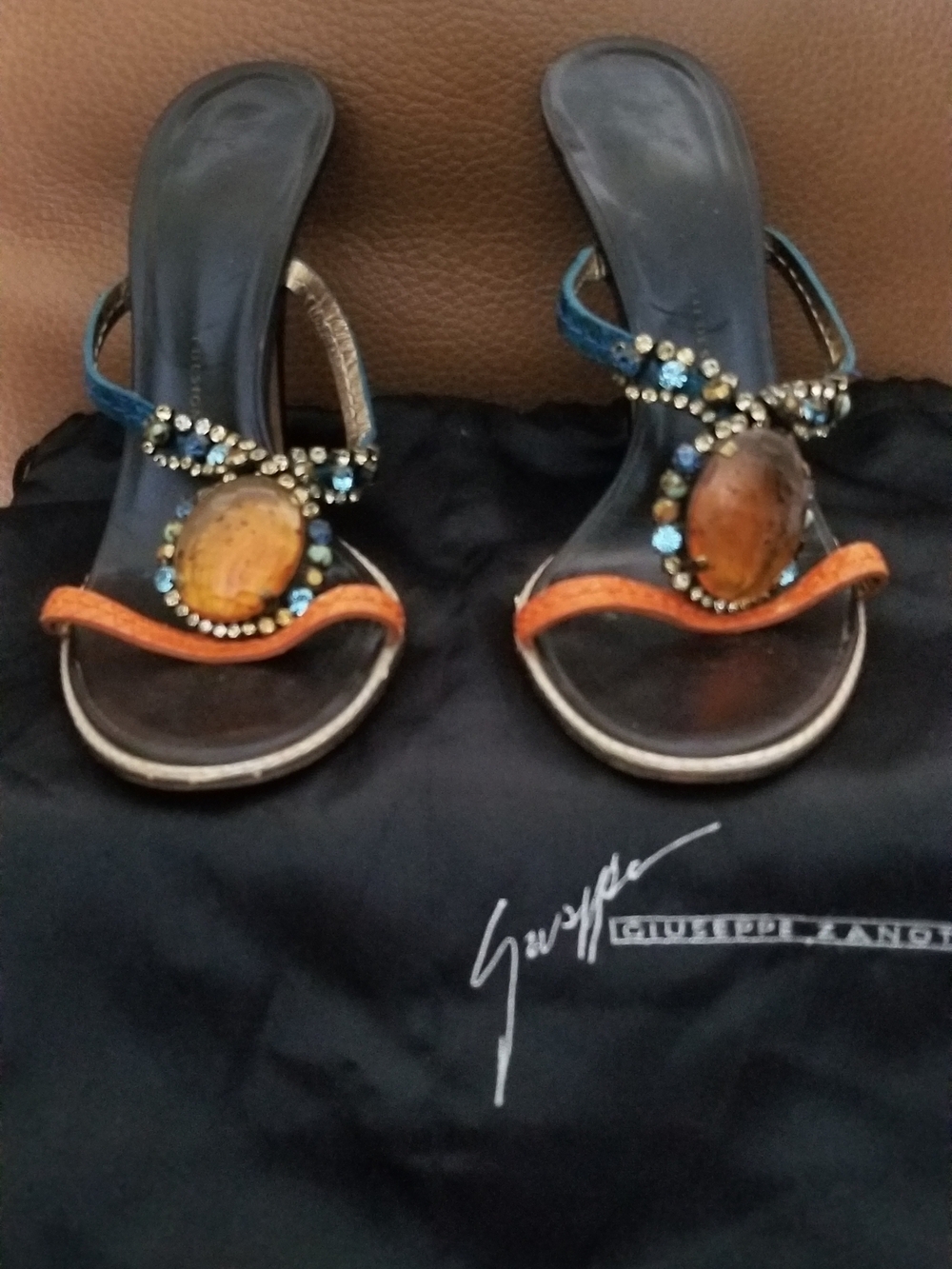 Giuseppe Zanotti Jeweled Heeled Sandals – Statement Glam